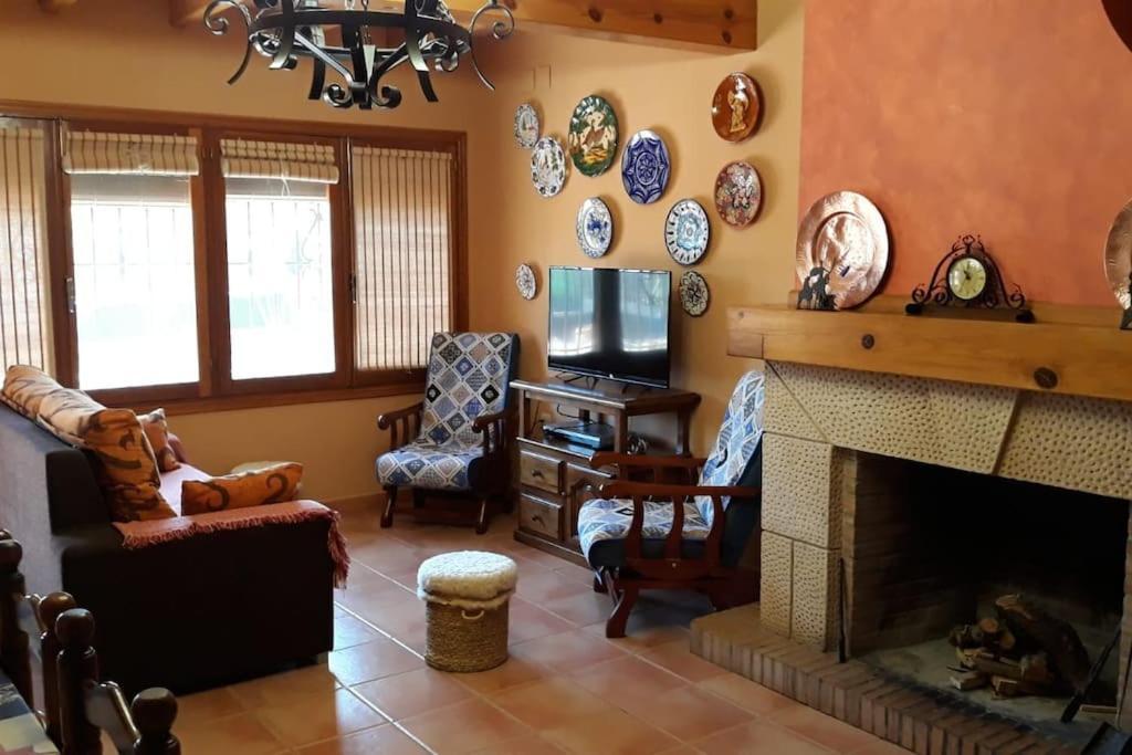 Casa Rural La Teja - Lagunas De Ruidera أوسا دي مونتيل المظهر الخارجي الصورة